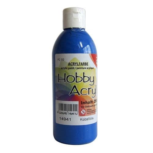 Cobalt Blue Acrylic Paint - 250ml