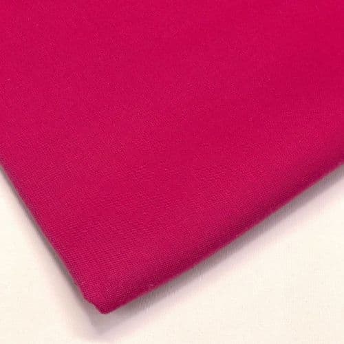 Cordoba Plain Cotton - Cerise - 150cm ID: 7006