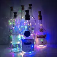 Cork Bottle Light - Battery Powered - 10 LED 100cm - Multicolour | Dannells