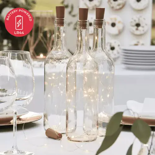 Cork Bottle Light - Battery Powered - 10 LED 100cm - Warm White