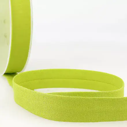 Cotton Jersey Bias Binding Trim - 20m x 20mm - Anise Green