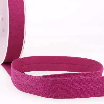 Cotton Jersey Bias Binding Trim - 20m x 20mm - Dark Purple