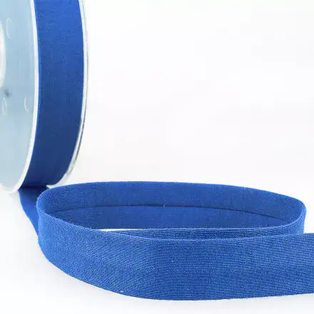 Cotton Jersey Bias Binding Trim - 20m x 20mm - Royal Blue