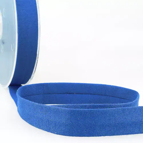 Cotton Jersey Bias Binding Trim - 20m x 20mm - Royal Blue