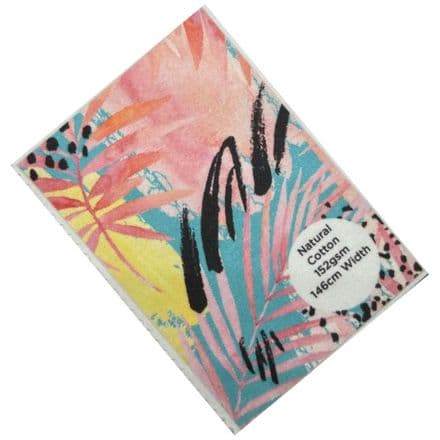 Cotton Natural 148cm - Linear Meter - Custom Printed Fabric -