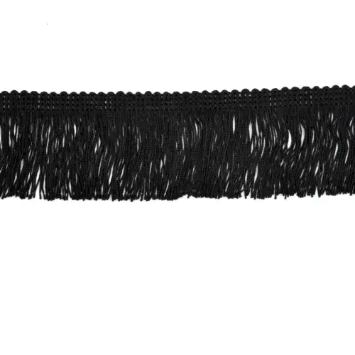 Dannells Chainette Fringe - Black 50mm