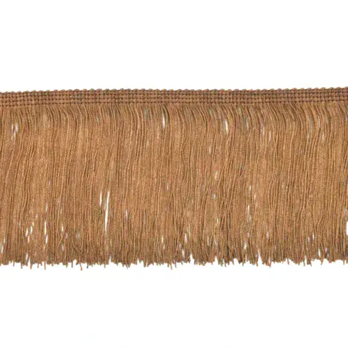 Dannells Chainette Fringe - Brown 100mm