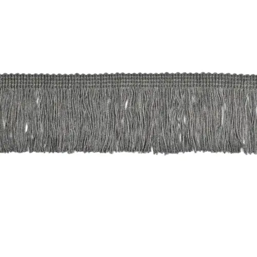 Dannells Chainette Fringe - Dark Grey 50mm