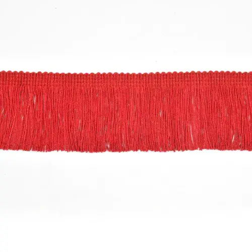 Dannells Chainette Fringe - Red 50mm