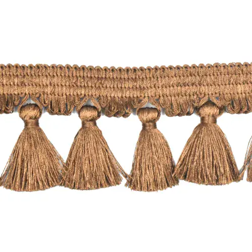 Dannells Tassel Fringe - Brown 60mm