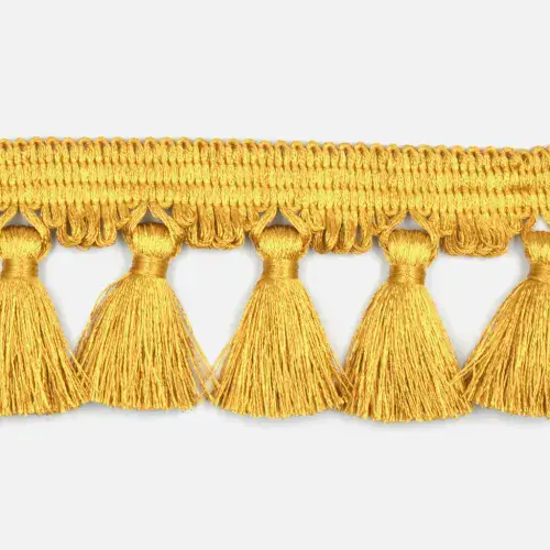 Dannells Tassel Fringe - Gold 60mm