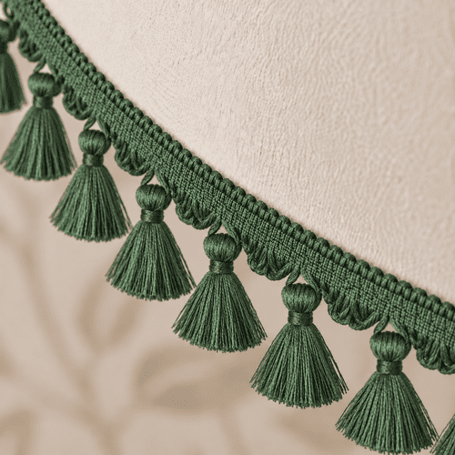 Dannells Tassel Fringe - Green 60mm ID: 9484
