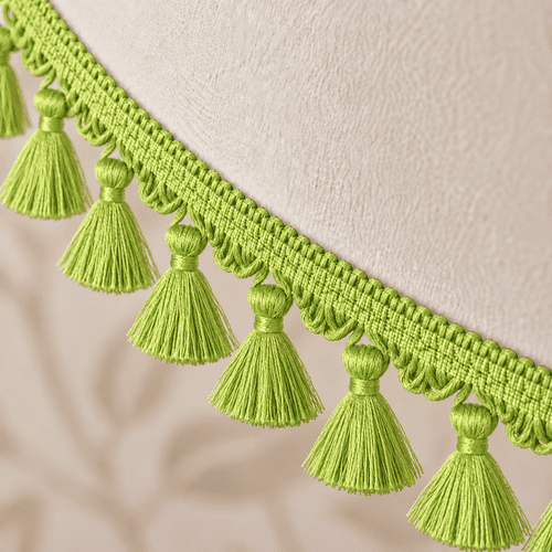Dannells Tassel Fringe - Lime 60mm ID: 9485