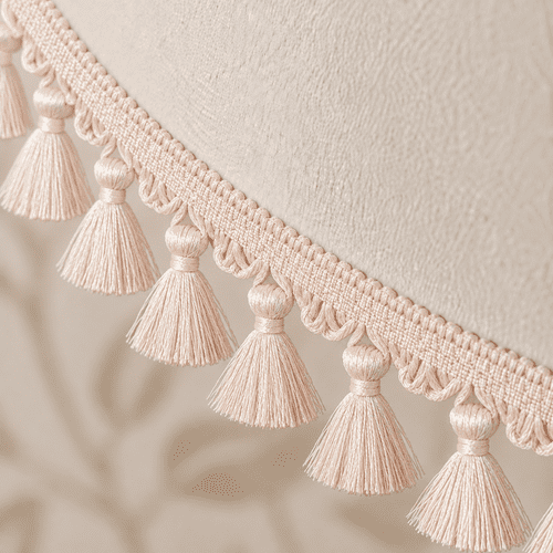 Dannells Tassel Fringe - Pink 60mm ID: 9488