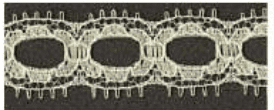 Decorative Lace - Cream - 13mm wide - 50mtrs   (Item No: 943-78)