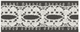 Decorative Lace - Natural - 16mm width - 50mtrs (Item No: 956-09)