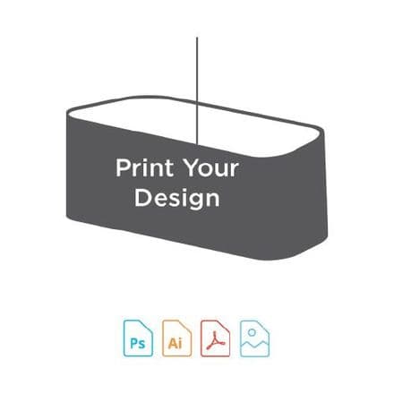 Digital Print for 30cm Rounded Rectangle Lampshade Making Kit