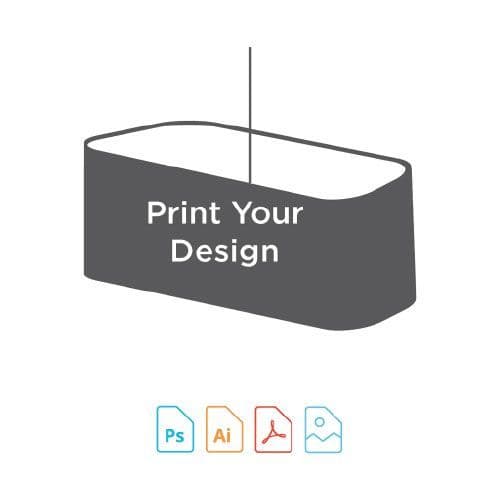 Digital Print for 40cm Rounded Rectangle Lampshade Making Kit.