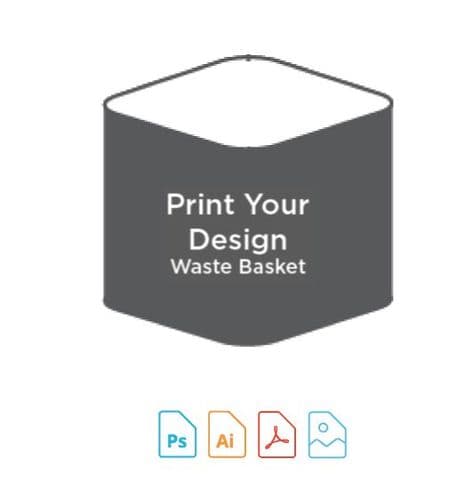 Digital Print for Square Waste Basket Making Kit