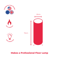 DIY Floor Lamp Kit - Tall Cylinder 200mm x 740mm High