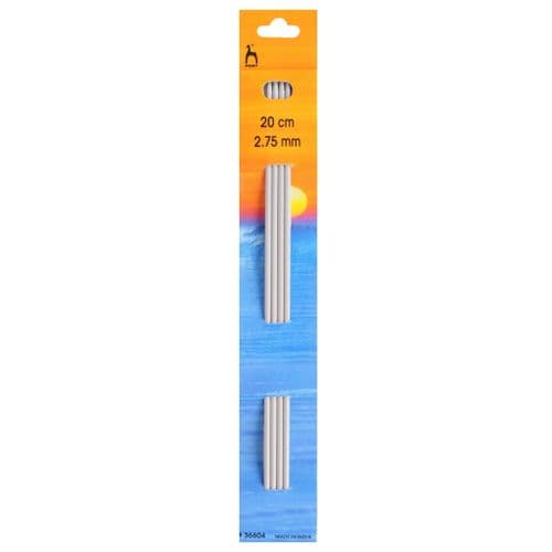 Double-Ended Knitting Pins - (Set of Four) 20cm x 2.75mm