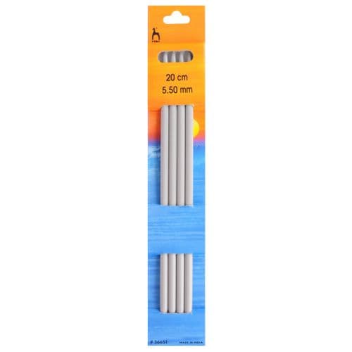 Double-Ended Knitting Pins - (Set of Four)  20cm x 5.50mm
