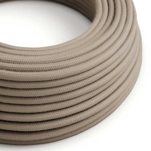 Dove Cotton 3-Core Textile Cable