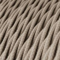 Dove Cotton Twisted 3-Core Textile Cable