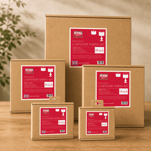 Drum Lampshade Making Kits -  Imperial Sizes