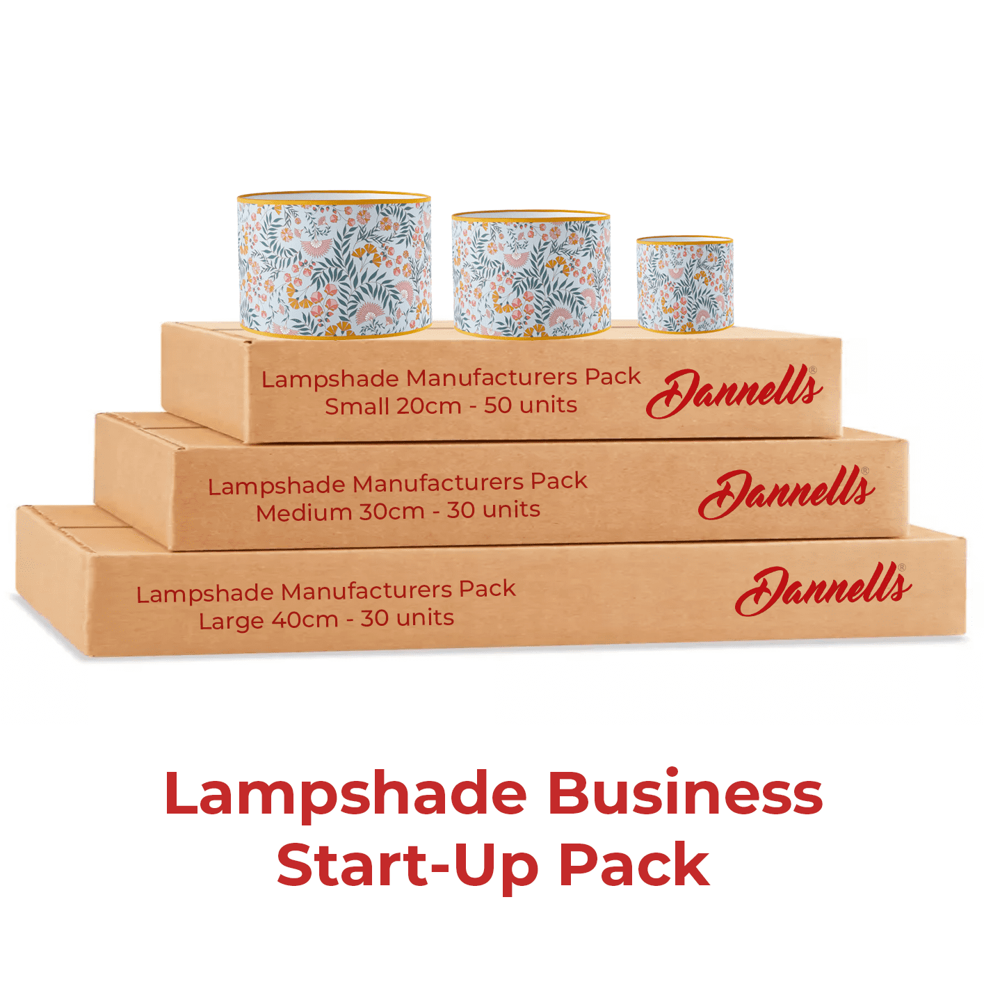 Drum Lampshade Manufacturer Starter Pack SAVE 121 20cm 30cm & 40cm