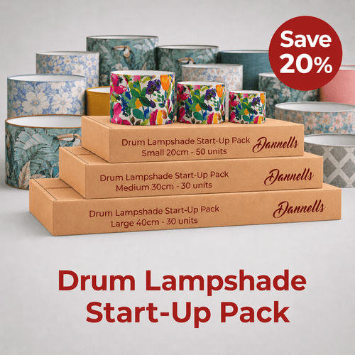 Drum Lampshade Manufacturer Starter Pack SAVE 20% (Small, Medium, Large Lampshades)