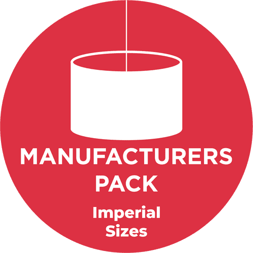 Drum Lampshade Manufacturing Packs - Imperial Sizes