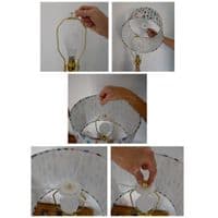 Lampshade ring adaptor converter plug
