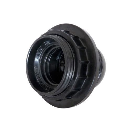 E27 Edison Screw Lamp Holder, 2 Shade Rings & Cable Grip