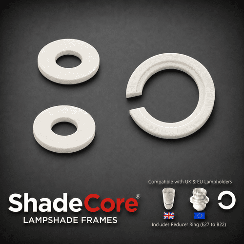 E27 or B22  Lamp Holder to  Harp Finial Converter, Adapter System