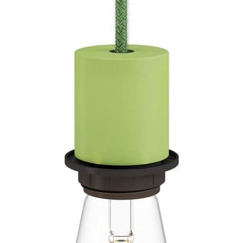 E27 Semi-flush Metal Lamp Holder Kit - Light Green