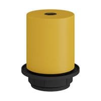 E27 Semi-flush Metal Lamp Holder Kit - Mustard