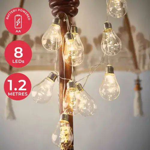 Edison Light Bulb Battery Operated LED Fairy Lights