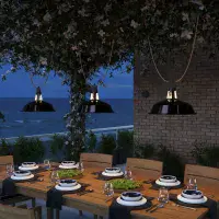 EIVA-2 Two-Way Outdoor E27 Lamp Holder - Black