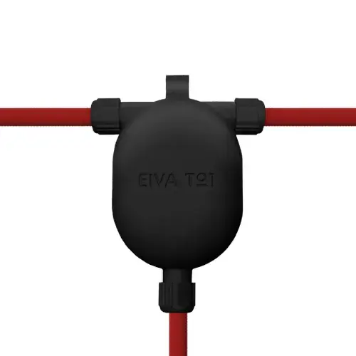 EIVA-3 Outdoor 3-Way Snap Connector - Black