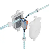 EIVA-3 Outdoor 3-Way Snap Connector - White