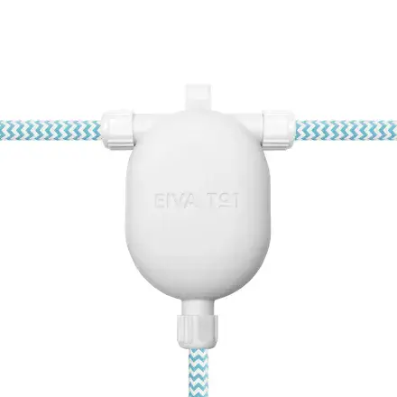 EIVA-3 Outdoor 3-Way Snap Connector - White