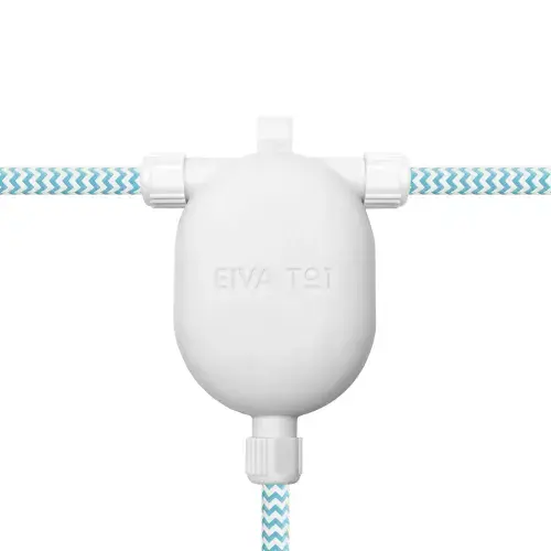 EIVA-3 Outdoor 3-Way Snap Connector - White