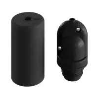 EIVA Elegant Outdoor E27 Lamp Holder Kit - Black