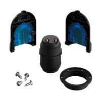 EIVA Elegant Outdoor E27 Lamp Holder Kit - Glacier Grey