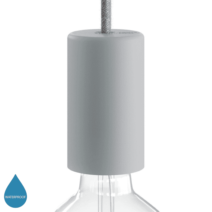 EIVA Elegant Outdoor E27 Lamp Holder Kit - Glacier Grey