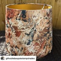 Embossed Metallic Gold - Self-Adhesive Lampshade Material with Blockout – Stick-It®