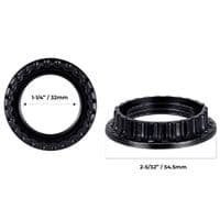 EURO to US Lampshade Reducer Ring Pair 32mm (1 1/4