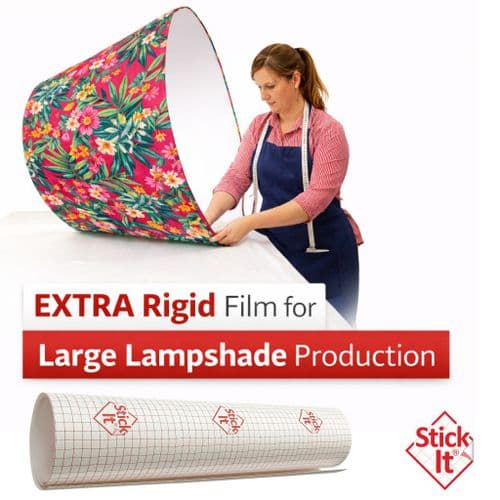 EXTRA RIGID Self-Adhesive Lampshade PVC Film White –  146cm - Stick-It®