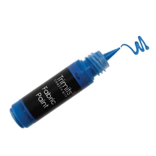 Fabric Paint Pen x5 (Blue) 20ml
